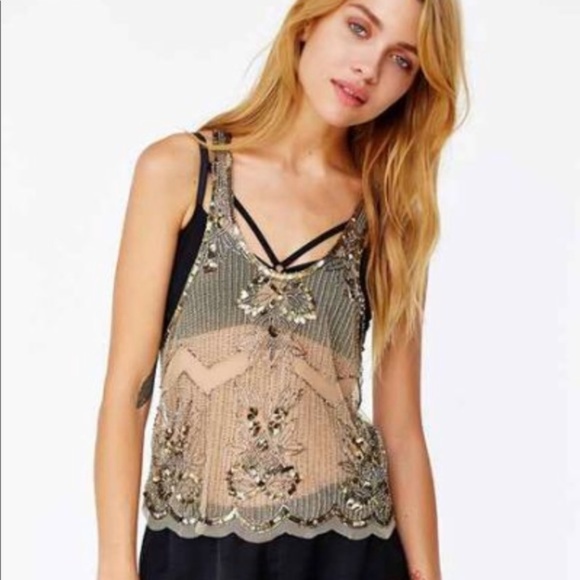 RAGA Tops - Urban Outfitters Raga Embellished Top